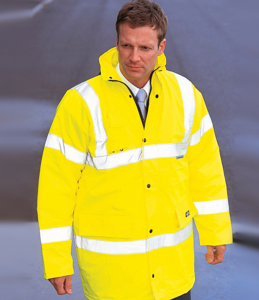 YELLOW HI-VIS TRAFFIC JACKET