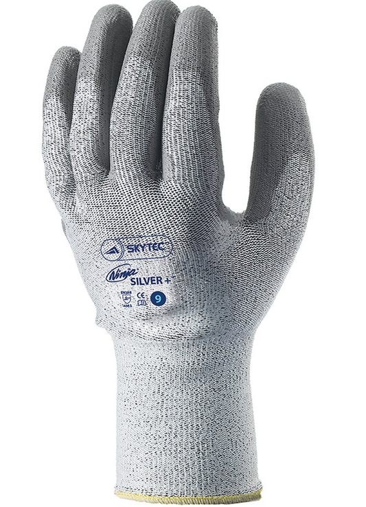 SKYTEC NINJA SILVER CUT 5 GLOVE-CLEARANCE
