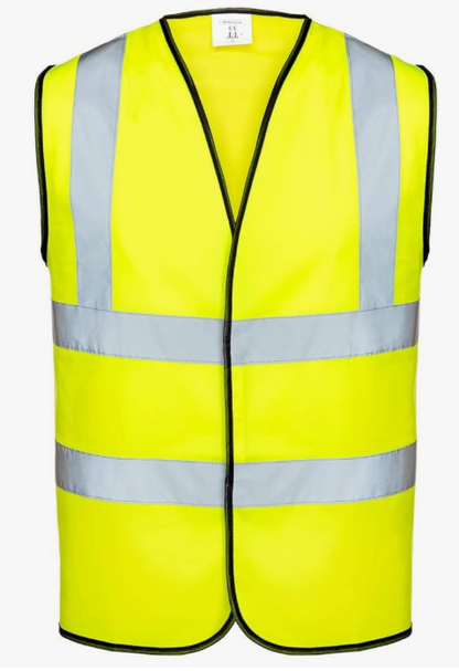 YELLOW HI VIS WAISTCOAT