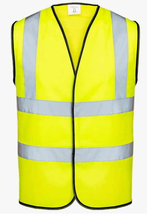 YELLOW HI VIS WAISTCOAT
