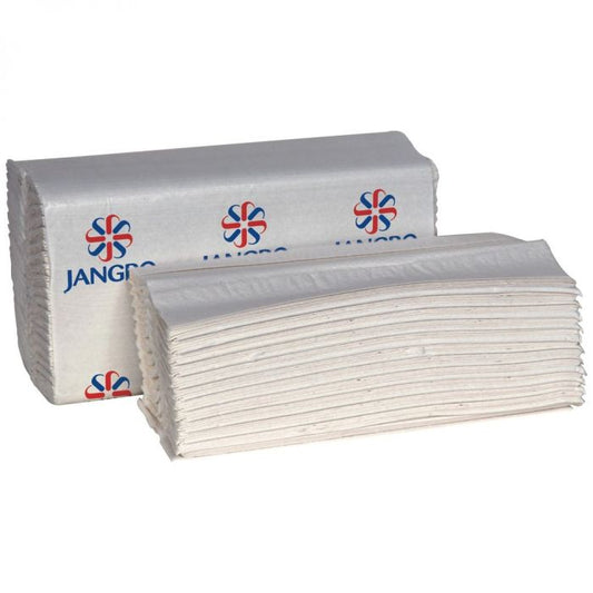 2PLY WHITE C-FOLD HAND TOWEL X2295