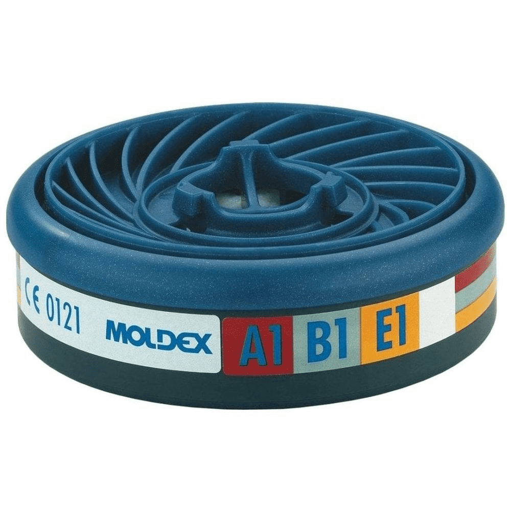 1 PAIR ABE1 GAS EASYLOCK FILTER (ORGANIC GAS Bp>65C, IN ORGANIC & ACID GASES 1000PPM